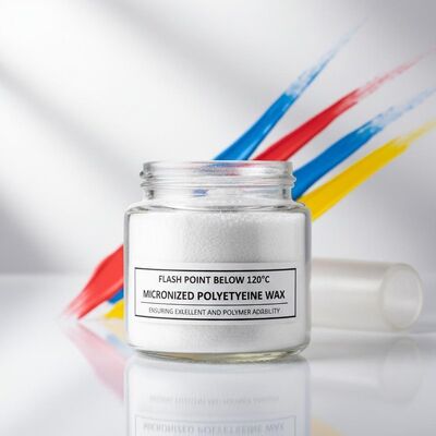 120°C से नीचे फ्लैश प्वाइंट माइक्रोनाइज्ड पॉलीएथिलीन वैक्स जो पेंट्स और पॉलिमर एडिटिव्स में इस्तेमाल किए जाने वाले उत्कृष्ट गर्मी स्थिरता सुनिश्चित करता है